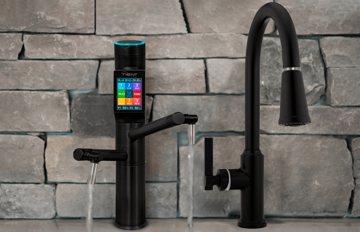 Tyent UCE-13 PLUS Matte Black – Under-Counter Water Ionizer