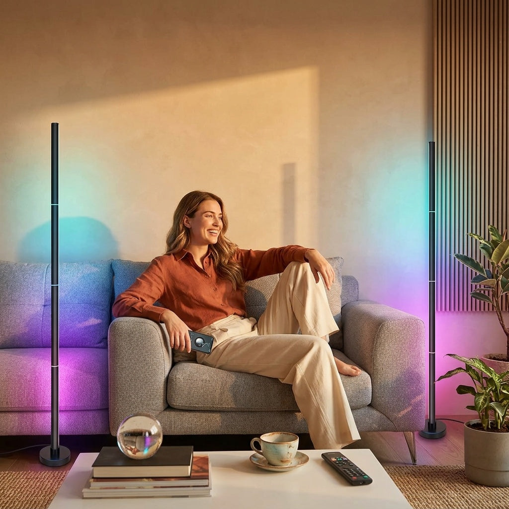 Smart RGB Corner Lamp with App Control