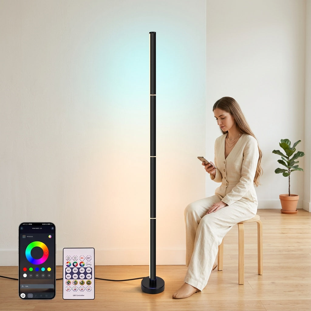 Smart RGB Corner Lamp with App Control